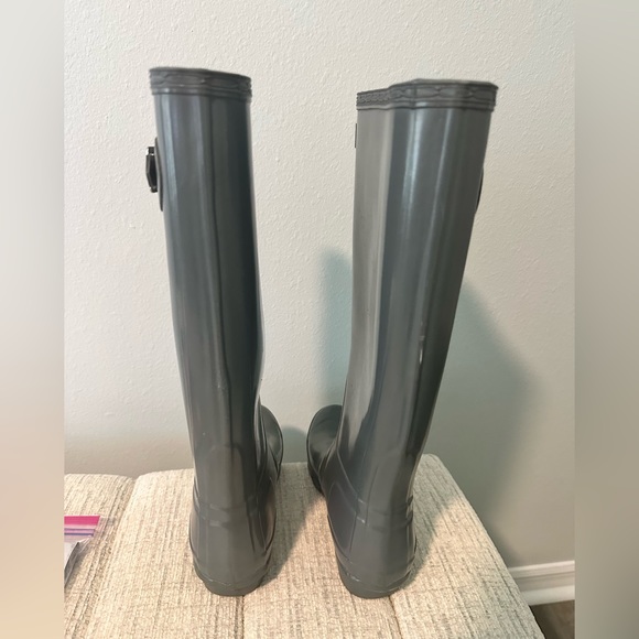 Hunter Rain Boots - Gray - Picture 3 of 4
